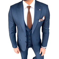 Maverick Men's Suit Jacket + Vest + Pants MM02