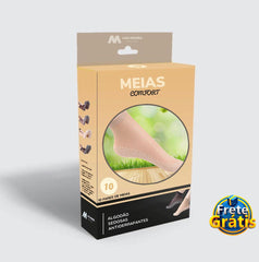 10 Pairs of Silky Non-Slip Cotton Socks 
